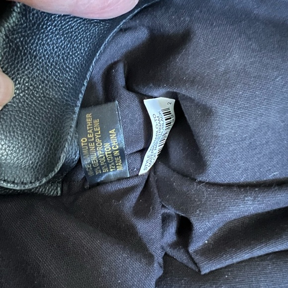 Vince Camuto Elegant Black and Tan Striped Tote Bag, natural straw - Picture 4 of 16